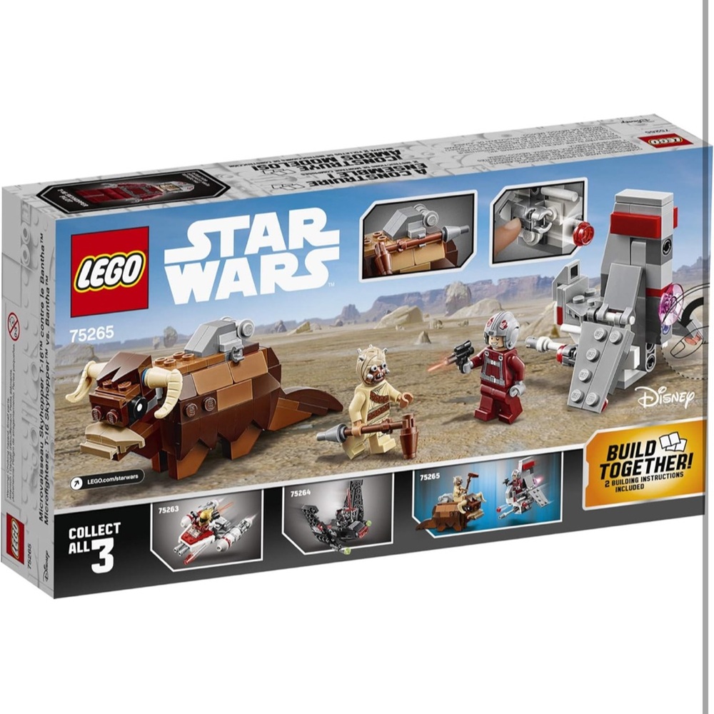 LEGO Star Wars: A New Hope T-16 Skyhopper vs Bantha Microfighters 75265